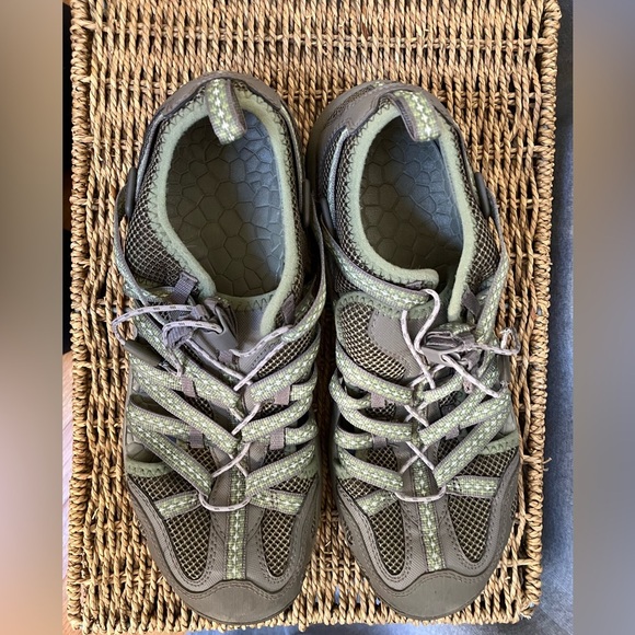 Chaco Outcross Lace - Water Shoes Women’s 11 Fern -Hiking Trail Outdoors Sandals - Picture 11 of 15